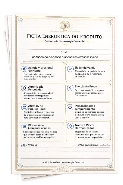 Exemplo de Ficha Energética do Produto